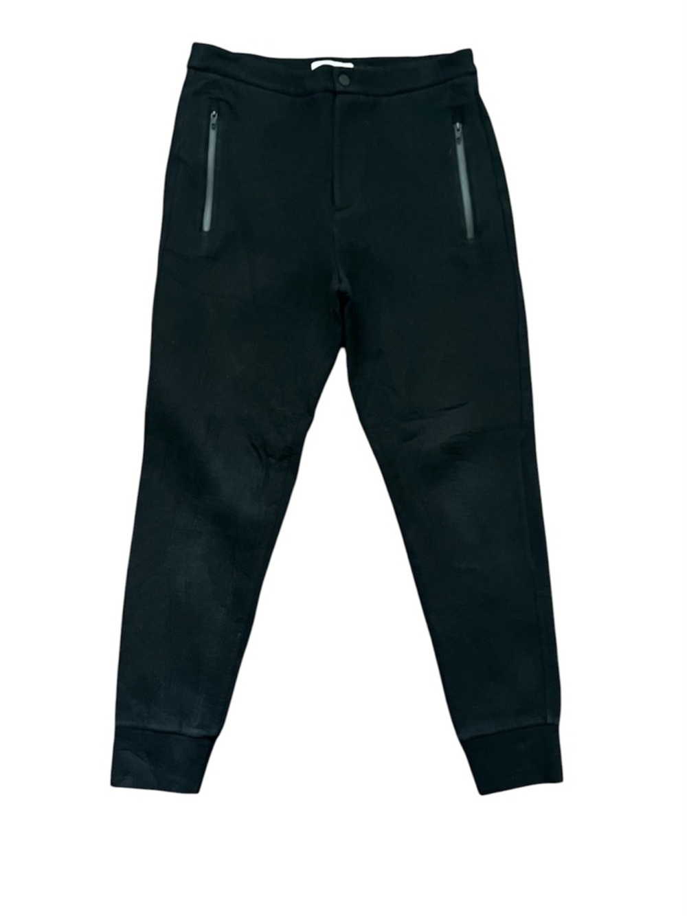 Everlane Men's Black Tapered Zip Pocket Joggers Size S